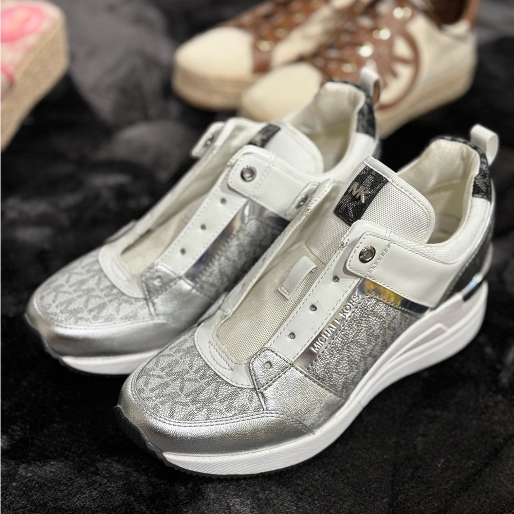 Michael Kors Silver Women's Sneakers